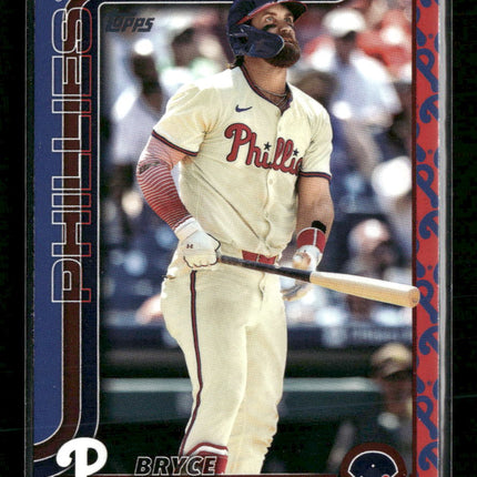 2025 Topps Team Logo Border Bryce Harper #250