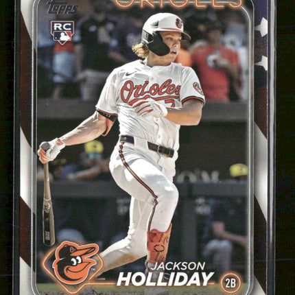 2024 Topps Japan Edition Independence Day #/76 Jackson Holliday Rookie #US50