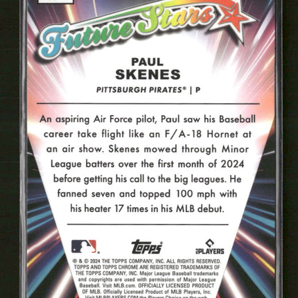 2024 Topps Chrome Update Future Stars Paul Skenes #FSU-17