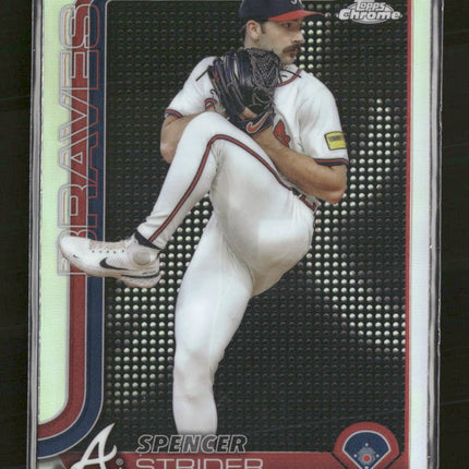 2025 Topps Chrome Lightboard Logo Spencer Strider #46
