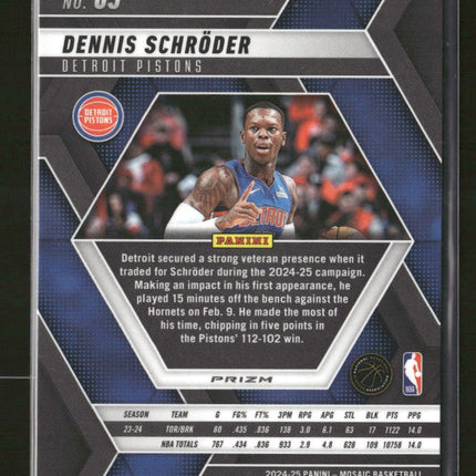 2024-25 Panini Mosaic Genesis Dennis Schroder #65