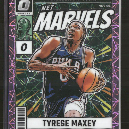 2024-25 Donruss Optic Net Marvels Pink Veloity Tyrese Maxey #19