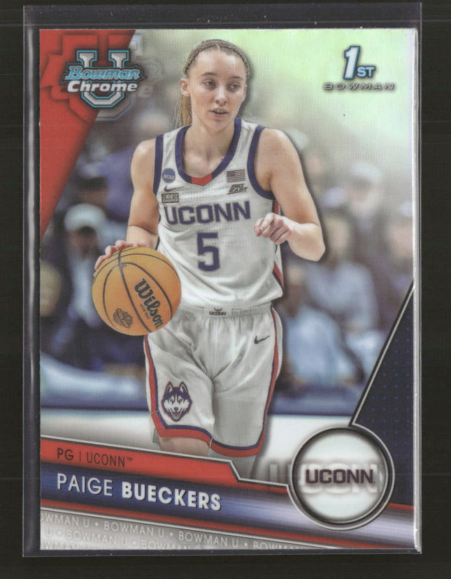 2023-24 Bowman University Chrome Refractor Paige Bueckers #90