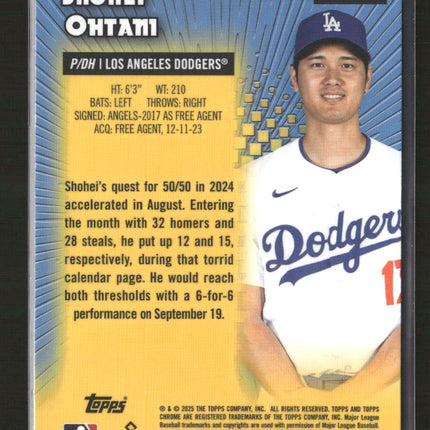 2025 Topps Chrome Chrome All-Etch Shohei Ohtani #CAE-1