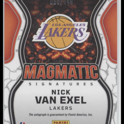 2024-25 Panini Obsidian Magmatic Signatures Nick Van Exel #/149 Auto #MS-NVE