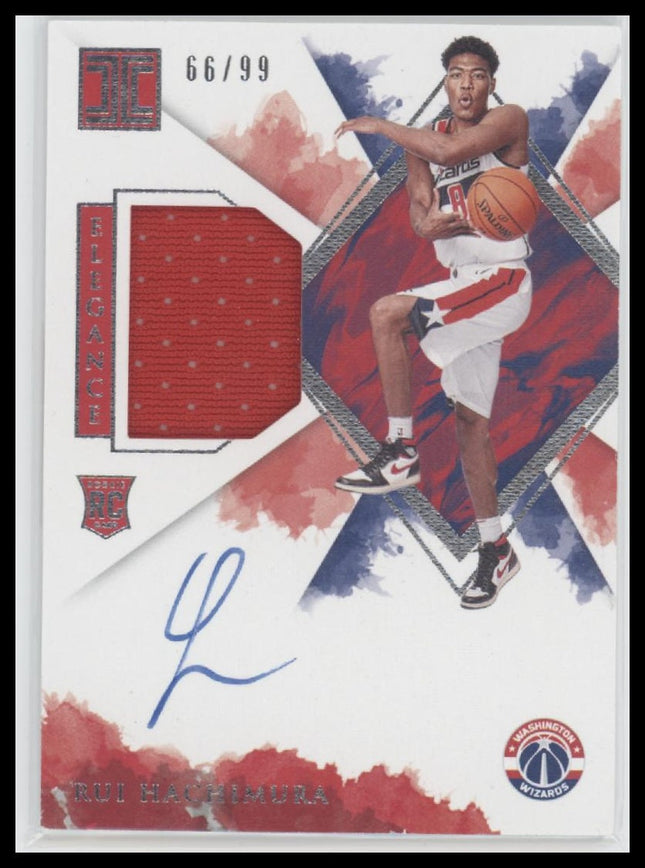 2019-20 Panini Impeccable Rui Hachimura Rookie #/99 Auto #175