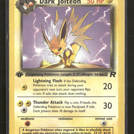 Team Rocket Dark Jolteon #38/82