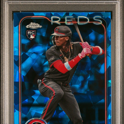 2024 Topps Chrome Sapphire Elly De La Cruz 9 PSA #141