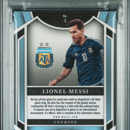 2016 Panini Select Select Few Select Few Lionel Messi 10 PSA #1
