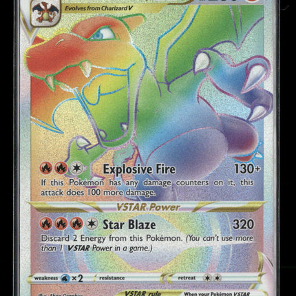 SWSH09: Brilliant Stars Charizard VSTAR (Secret) #174/172