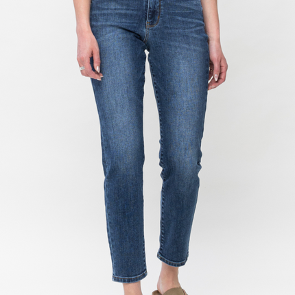 JB Blue Denim Washed Slim Straight