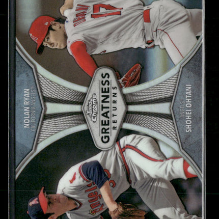 2019 Topps Greatness Returns Nolan Ryan / Shohei Ohtani #GR-12