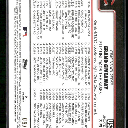 2025 Topps Update Camo #/25 Grand Giveaway #US235