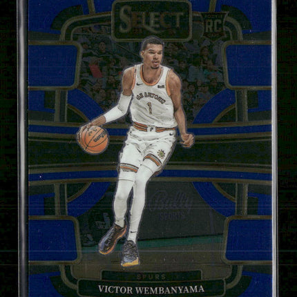 2023-24 Panini Select Blue (Retail Base) Victor Wembanyama Rookie #87