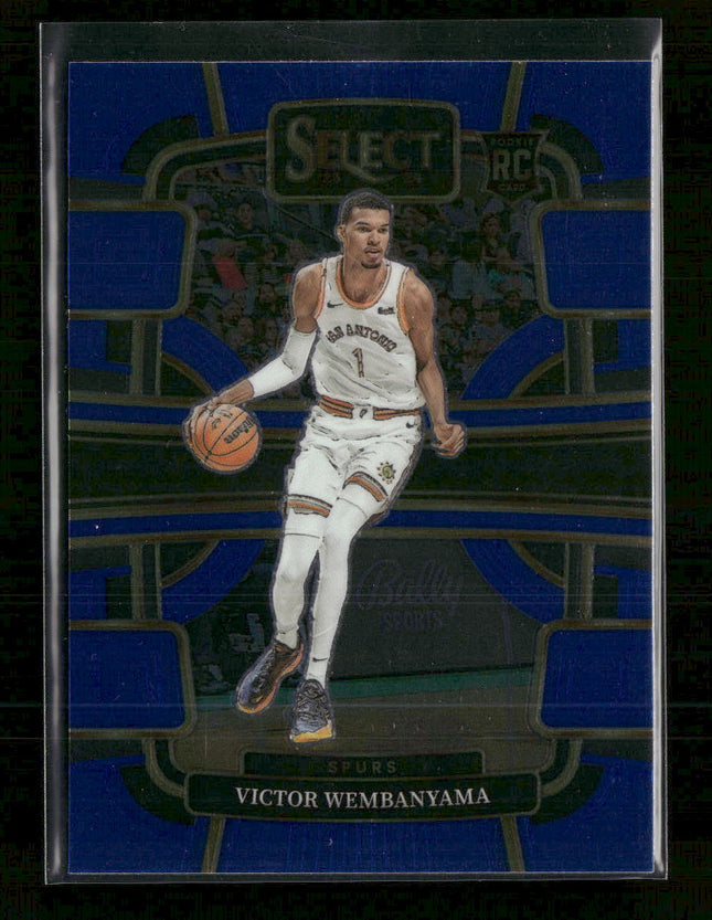 2023-24 Panini Select Blue (Retail Base) Victor Wembanyama Rookie #87