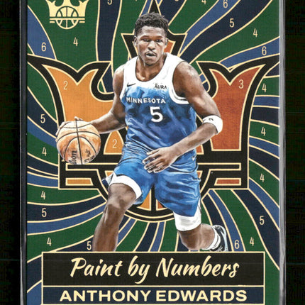 2024-25 Panini Court Kings Paint by Number Anthony Edwards #18