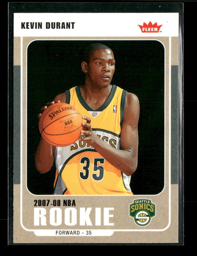 2007-08 Fleer Kevin Durant Rookie #212