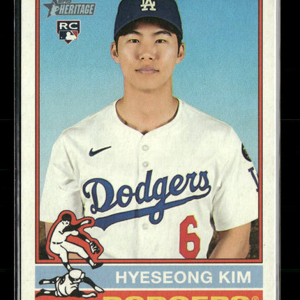 2025 Topps Heritage Hyeseong Kim Rookie #719