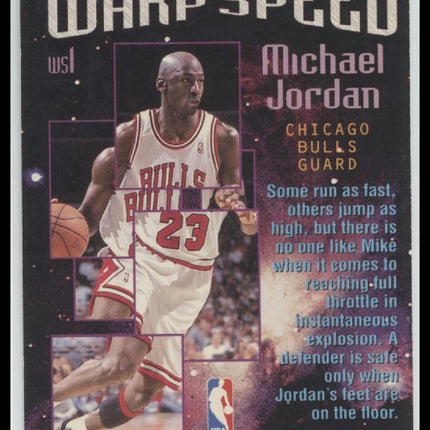 1995-96 Stadium Club Warp Speed Michael Jordan #WS1