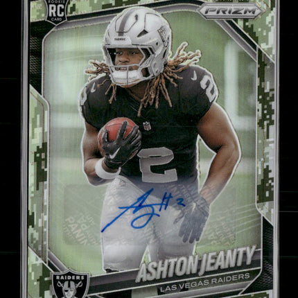 2025 Panini Prizm Auto Camo #/25 Ashton Jeanty #315