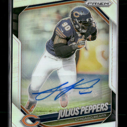 2025 Panini Prizm Prizm Autographs Silver Julius Peppers Auto #296