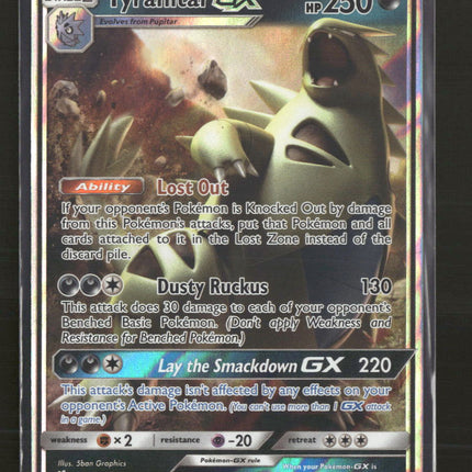 SM - Lost Thunder Tyranitar GX #121/214
