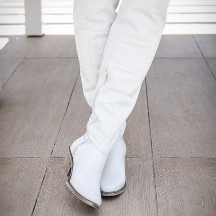 Tall Leather Western Boot