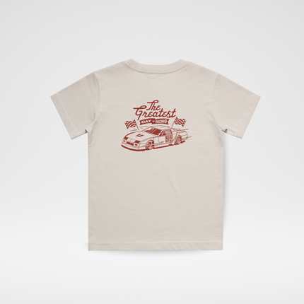 GREATEST DAY IN RACING TEE - CREAM