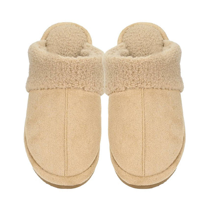 Fur Suede Sherpa Slippers