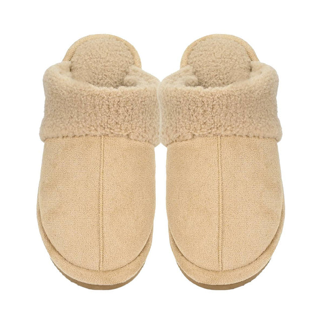 Fur Suede Sherpa Slippers