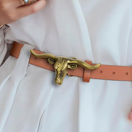 Signature Longhorn Western Belt for Women