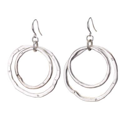 Gold 2 Hoop Earring: Gold