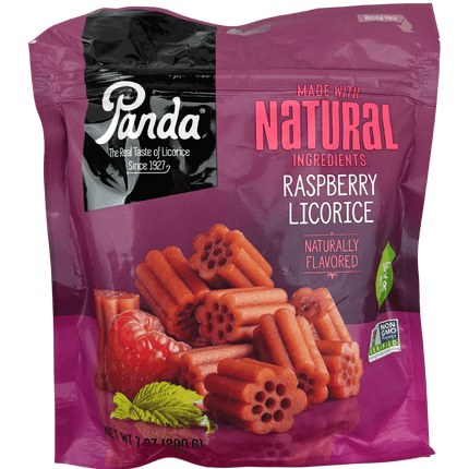 Licorice, Raspberry, Panda