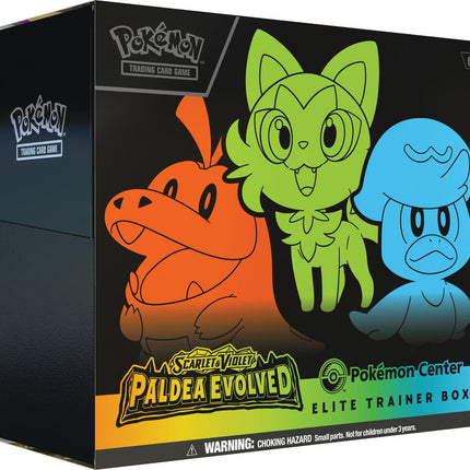 Paldea Evolved Pokemon Center Exclusive Elite Trainer Box