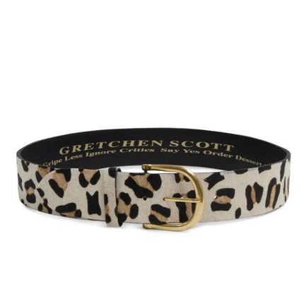 Leopard Print Belt