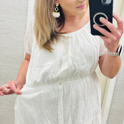 White Magnolia Dress