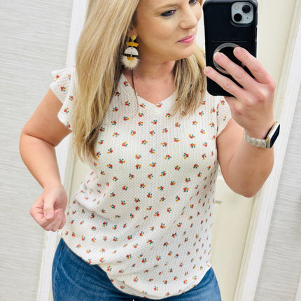Ivory Ritzy Blouse