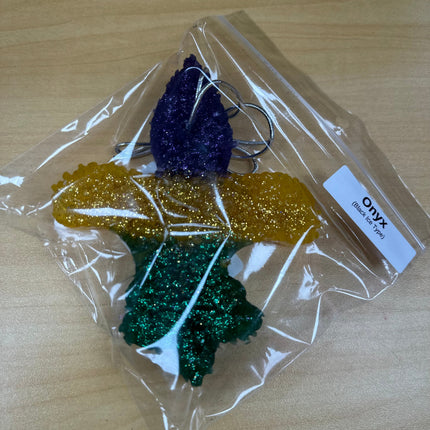 Mardi Gras Fleur De Lis Car Freshie