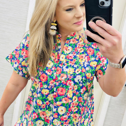 Purple Sunset Fields Blouse