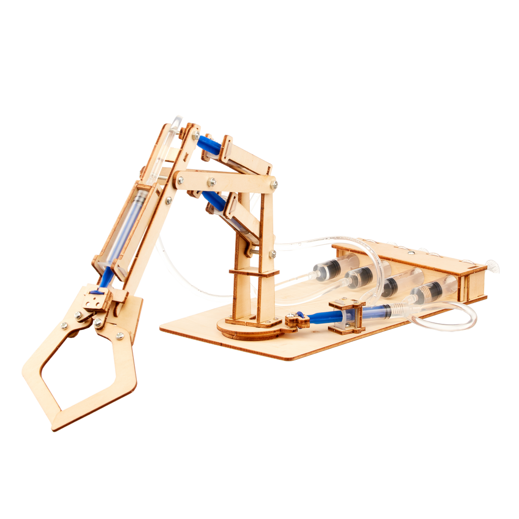 Hydraulic Robotic Arm DIY Kit, Educational STEM Toy