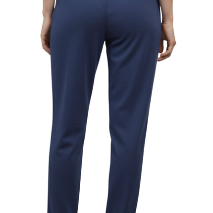 Womens Classic Poly Knit Pants - Pull On Slacks with Elastic Waist