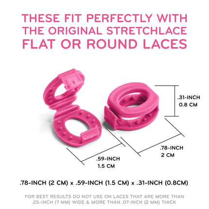 Pink Knot Bow Clip Shoelace Accessory