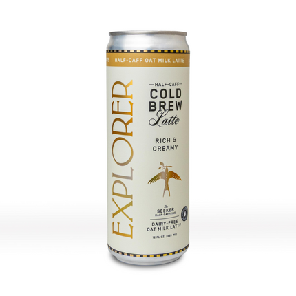 Cold Brew Oat Latte | Choose Your Caffeine Level | Rich & Creamy 12-Pack
