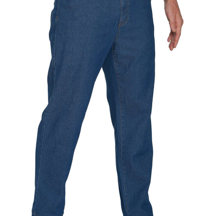 Men's Casual Elastic Waist Denim & Twill Pull on Jeans Pants