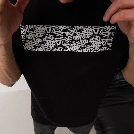 Graffiti Print Oversized T-Shirt - Unisex Urban Streetwear Tee