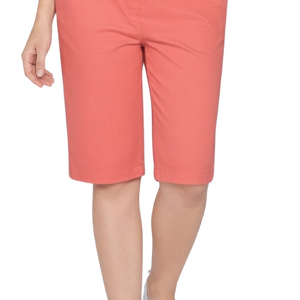Women's Easy Pull on Bermuda Shorts in Denim and Twill