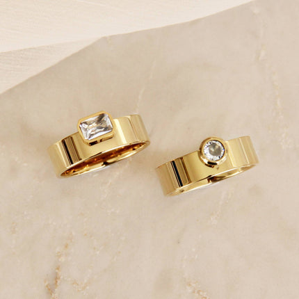 Bezel Band Ring