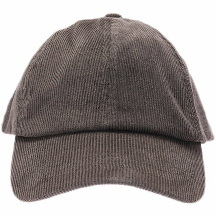 Blue Corduroy High Ponytail Ball Cap