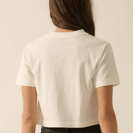 Wild About You Cowboy Cropped Western Graphic Tee