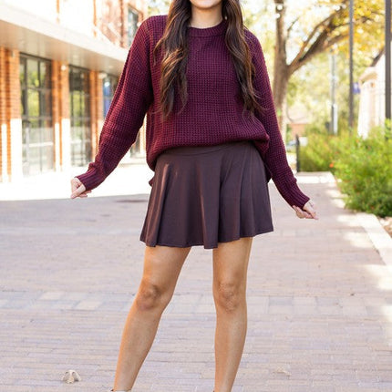 The Britt - Brown Skort
